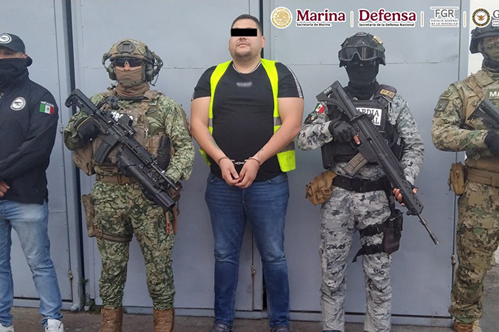 Fuerzas federales detienen en Zapopan, Jalisco, a Arturo Enrique Guillén García, alias El Nenuco.
