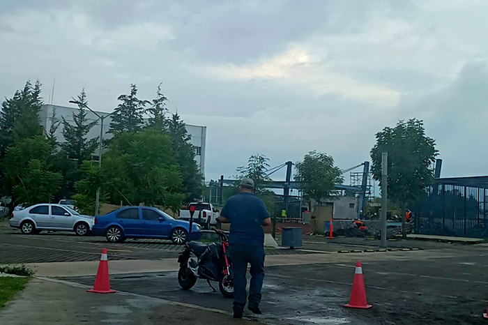 Edificio LM2 de Ciudad Universitaria en Morelia, donde murió un trabajador tras caer de altura