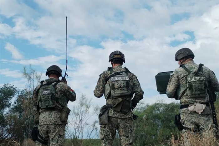 Militares del Ejército y Guardia Nacional desplegados en Tamaulipas