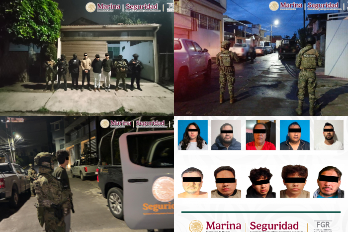Operativo federal deja 10 detenidos en 3 municipios