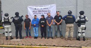 Cateos realizados por la FGE en Los Reyes que derivaron en cinco detenciones por probable extorsión y delitos contra la salud.