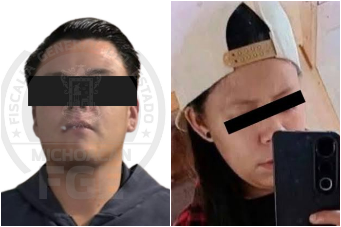 Agentes de la Fiscalía General del Estado durante la detención del presunto responsable del feminicidio de Janeth.
