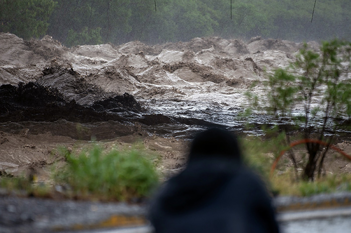 Inundaciones en Veracruz por las lluvias asociadas al frente frío número 2.