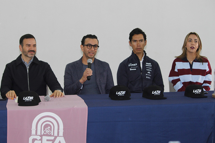 Presentación del Gran Fondo Los Arcos Morelia 200K, competencia ciclista programada para febrero de 2027.