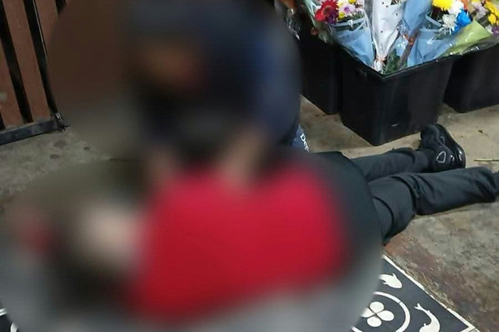 Mercado Vasco de Quiroga, en Pátzcuaro, donde un hombre resultó herido por impacto de arma de fuego.