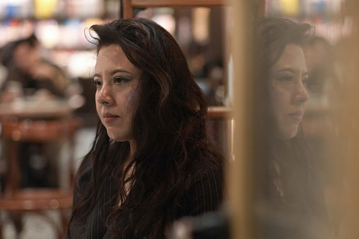 Vania Quevedo, directora del documental Mi sangre es petróleo, que aborda la vida familiar y las condiciones laborales de trabajadores de Pemex.