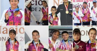Delegación de Michoacán que obtuvo 60 medallas en la Paralimpiada Nacional 2026.