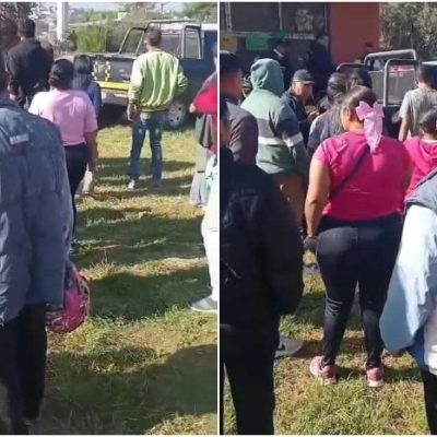 preescolar en la colonia La Soledad, en Morelia, donde fue detenido un trabajador señalado por presuntas agresiones.