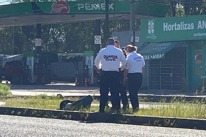 Accidente vial con un peatón lesionado en la avenida Morelos Norte de Morelia