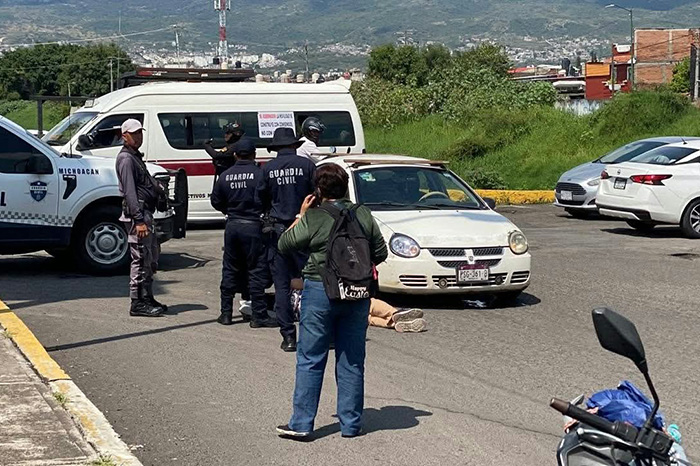 Peatona atropellada en la avenida Río Grande de Morelia