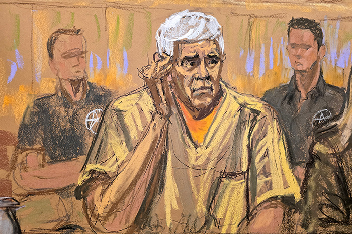 Rafael Caro Quintero, acusado en Estados Unidos, durante el proceso judicial relacionado con el narcotráfico.