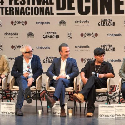 rueda de prensa de Campeón ganacho con Alfonso y Jonás Cuarón